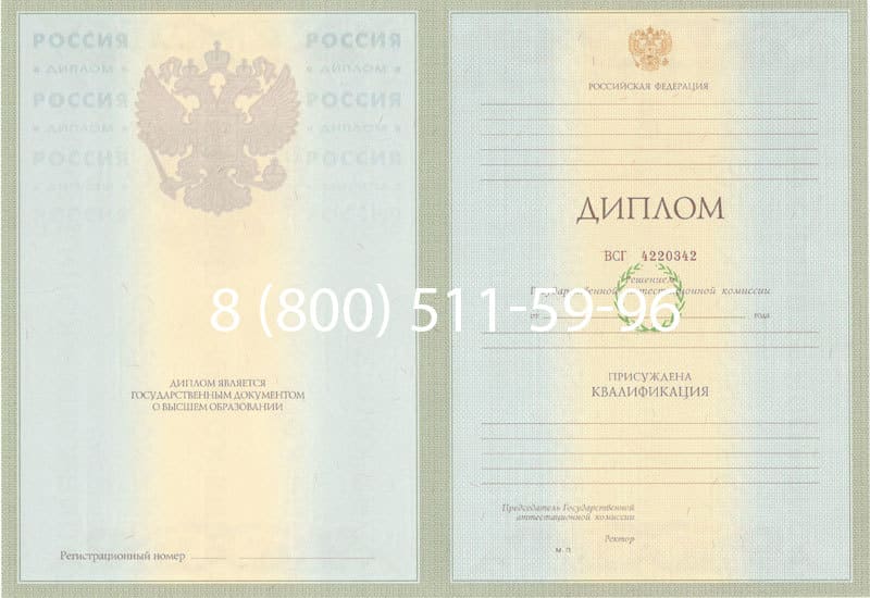 Купить Диплом о высшем образовании 2003-2009 годов в Батайске